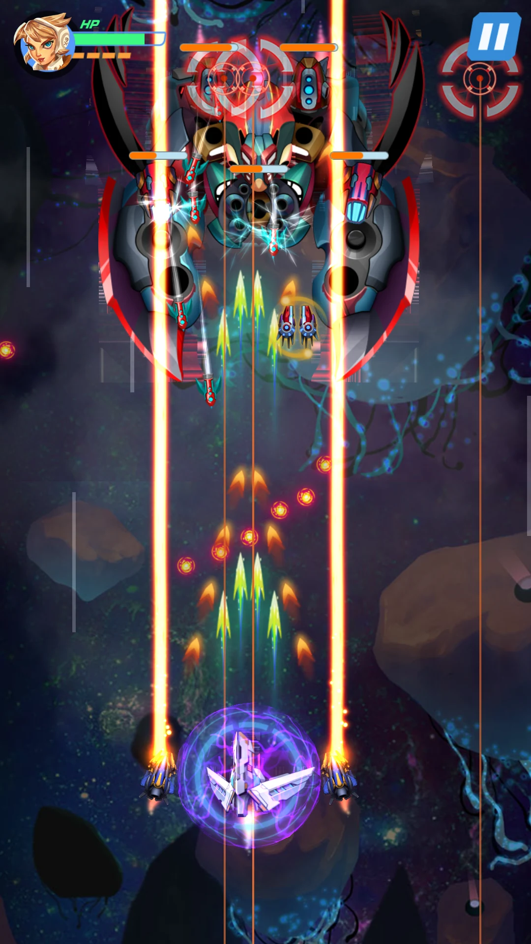 GalaxyPirates - space shooting screenshot